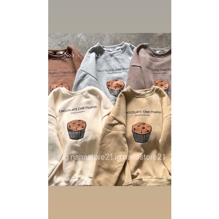 Áo nỉ bông Cupcake Chocochip