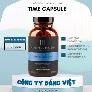 VIÊN UỐNG NGĂN NGỪA LÃO HÓA HUSH AND HUSH TIME CAPSULE (hộp 60v)