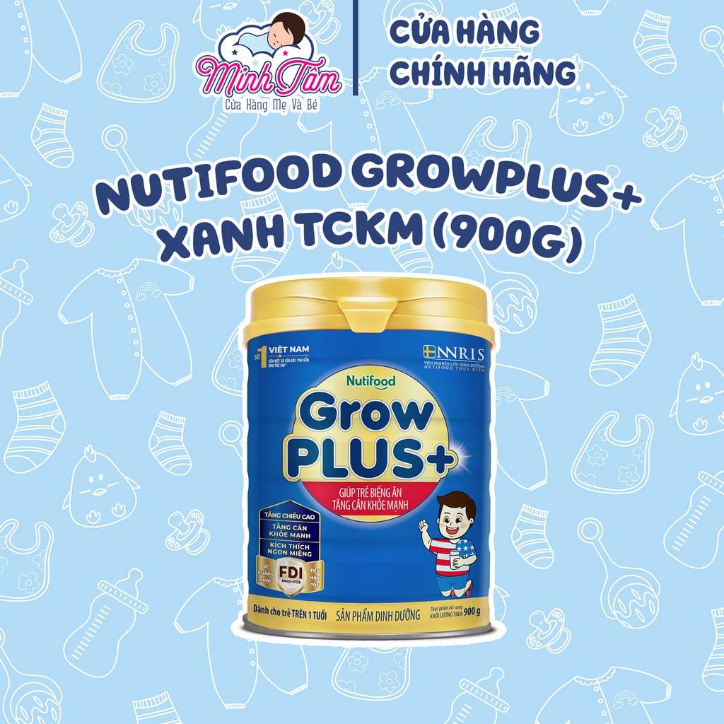 Sữa bột Nutifood GrowPLUS+ Xanh