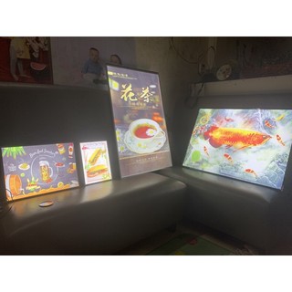 Menu led . tranh led .- 80x120- Khung tranh điện-tranh điện - hộp đèn quảng cáo siêu mỏng - poster led