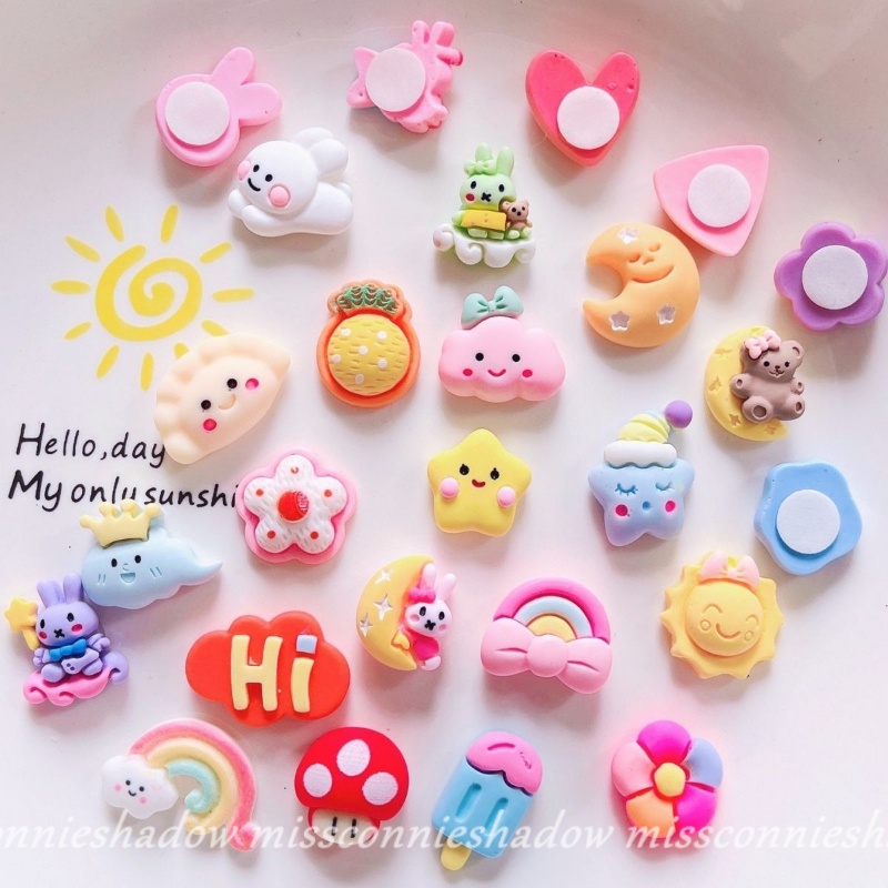 Tờ miếng dán trang trí MISSCONNIE DIY kiểu dáng búp bê 3D hoạt hình dễ thương cho điện thoại ly nước