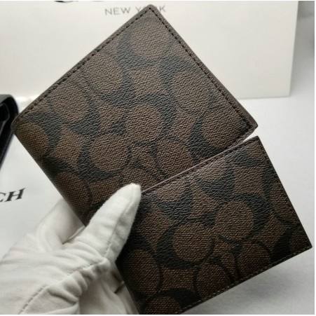 COACH Ví Da Nam Nhiều Ngăn Tiện Lợi 74993 26072