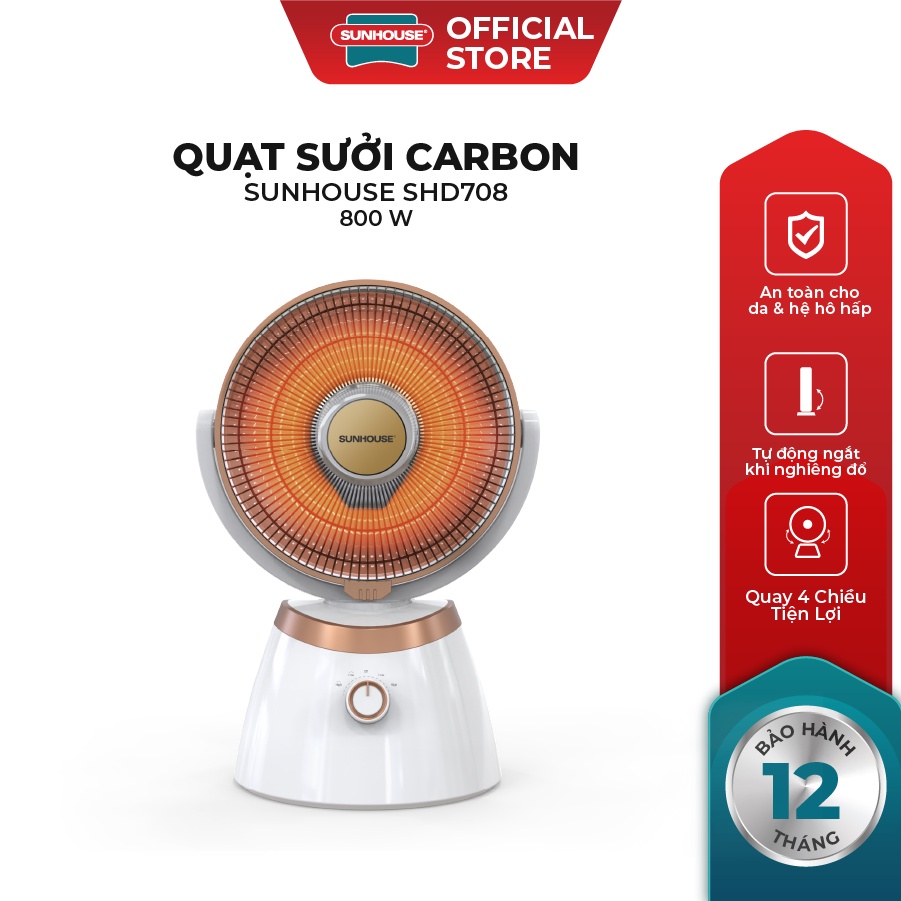 Quạt sưởi carbon SUNHOUSE SHD7008