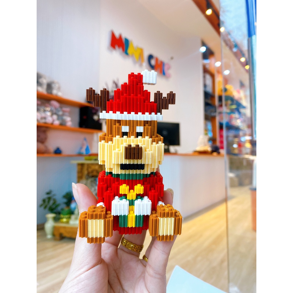 Lắp ráp mô hình linkgo các nhân vật Noel cực đáng yêu