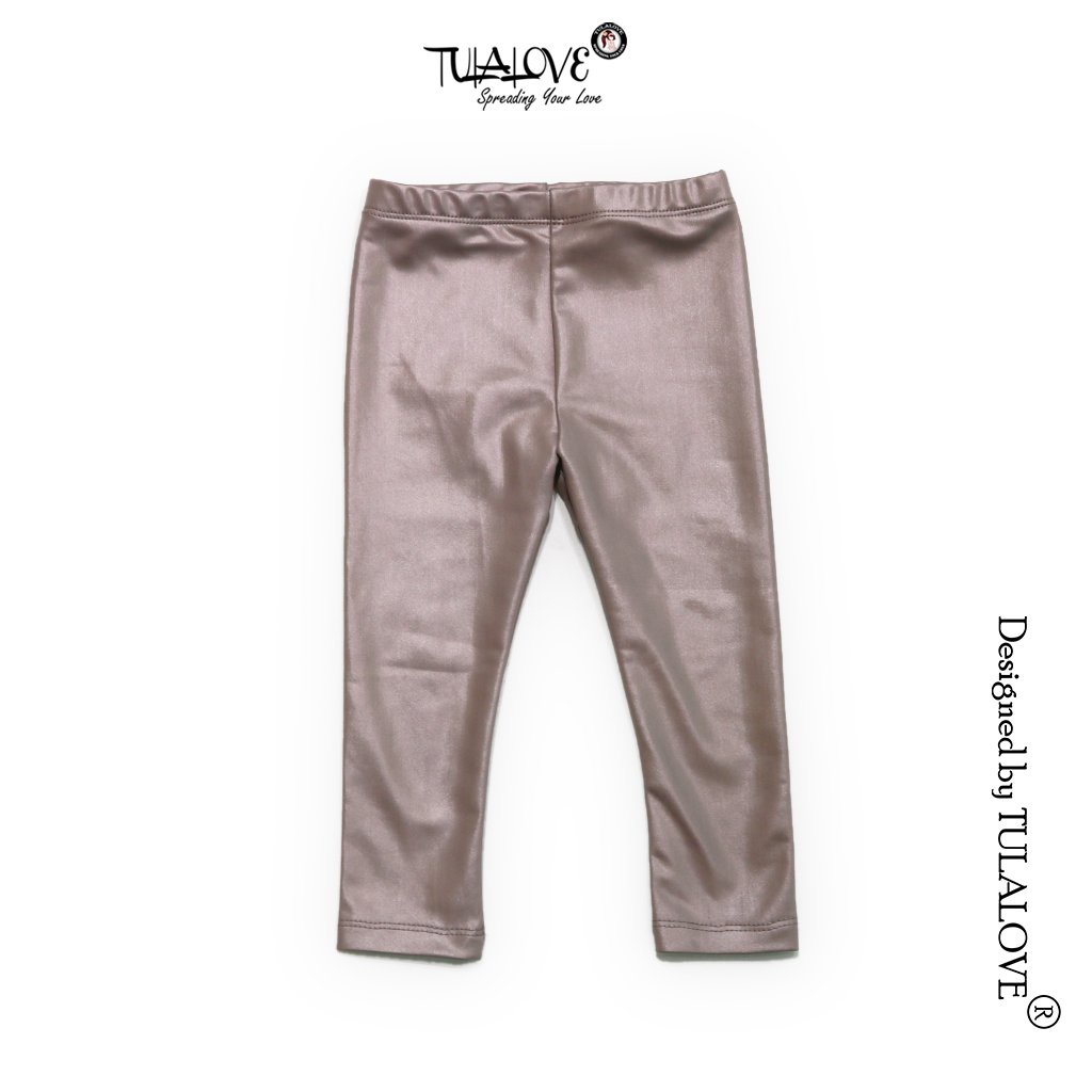 Quần Leggin Dài Cho Bé Gái Vải Tráng Da Cực Sành Điệu, Quần Leggin Dài Quần Cho Bé Gái Tulalove