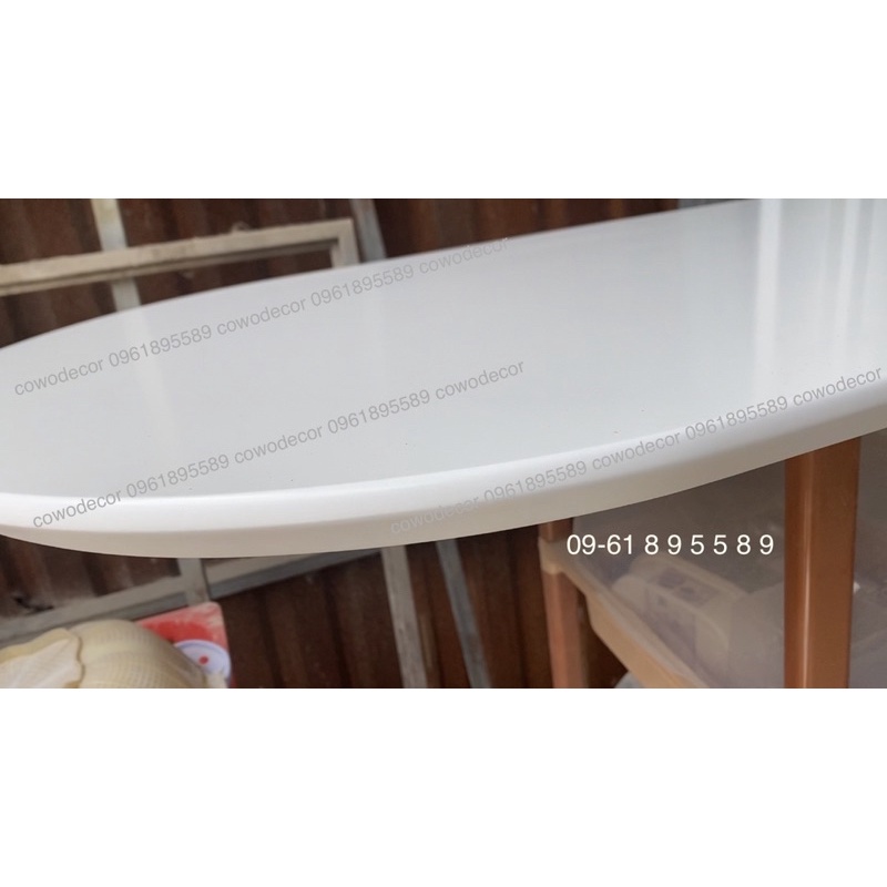 Bàn ăn gỗ chân uốn hàng đẹp