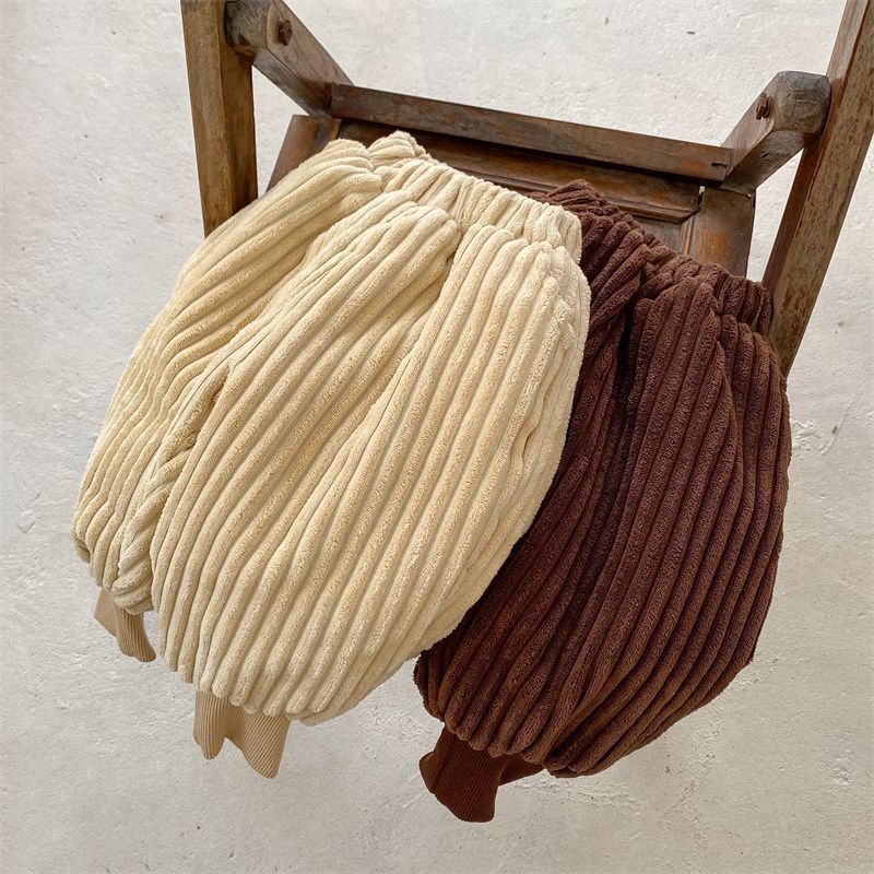 Quần Legging Cotton Lót Lông Cừu Dày Dặn Giữ Ấm Mùa Đông Phong Cách Hàn Quốc Cho Bé