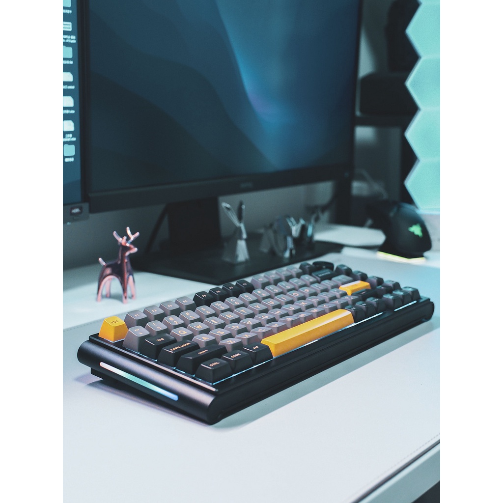 Bàn Phím Cơ Mxrskey Ck820 Nhôm CNC - 3Mode RGB hotswap gasket