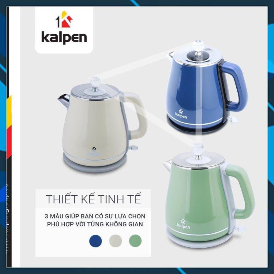 ẤM ĐUN NƯỚC SIÊU TỐC 2 LỚP KALPEN KK9901, BÌNH SIÊU TỐC MINI BENNIX 0,8 LIT - Bảo hành chính hãng