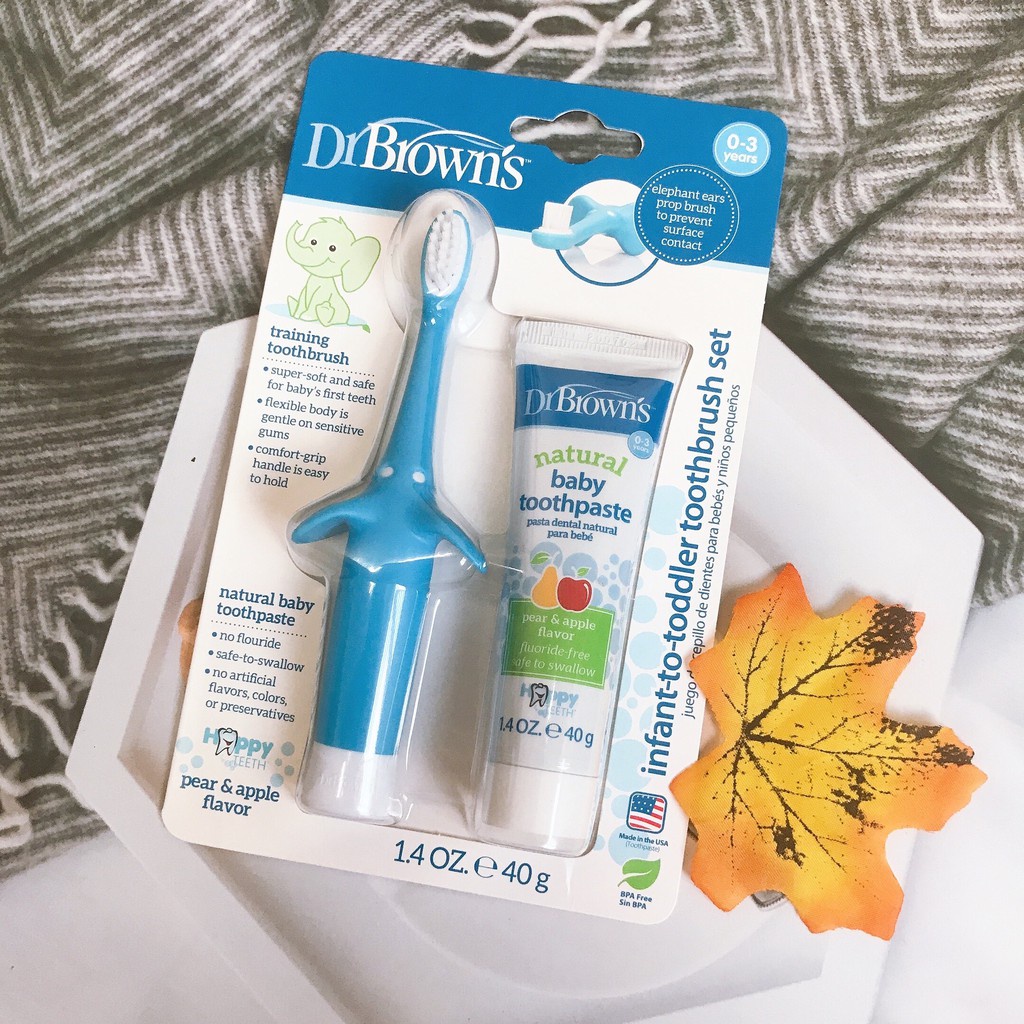 Bàn Chải Đánh Răng Dr Brown's Cho Bé Siêu Mềm Mại