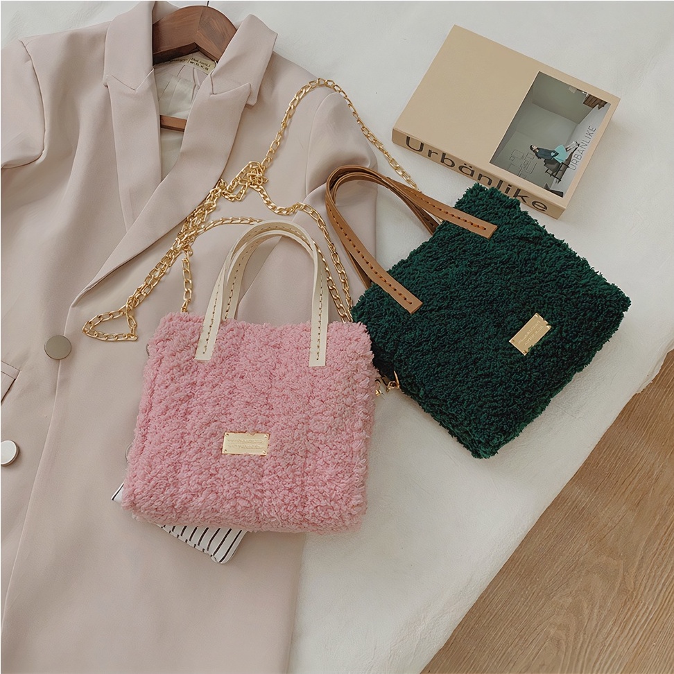 Túi xách len tự đan, túi xách tay nữ đeo chéo thời trang Hàn Quốc - Có video hướng dẫn DIY401