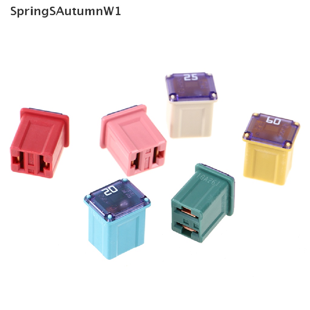 Cầu Chì Mini Hình Vuông 58V 20A 25A 30A 40A 50A 60A 16 * 12 * 10mm Chuyên Dụng Cho Xe Hơi
