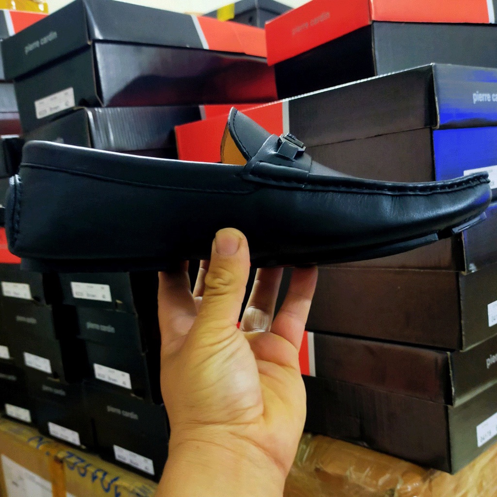 Giày lười da nam cao cấp Pierre Cardin đủ size - PC01