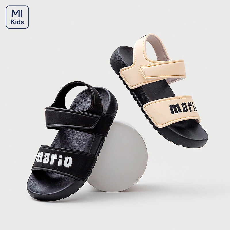 Giày Sandal Quai Ngang Cho Bé MiKids, Êm Chân, Chống Trơn Trượt, Phong Cách Dễ Thương Cho Bé 1 Đến 12 Tuổi – S004
