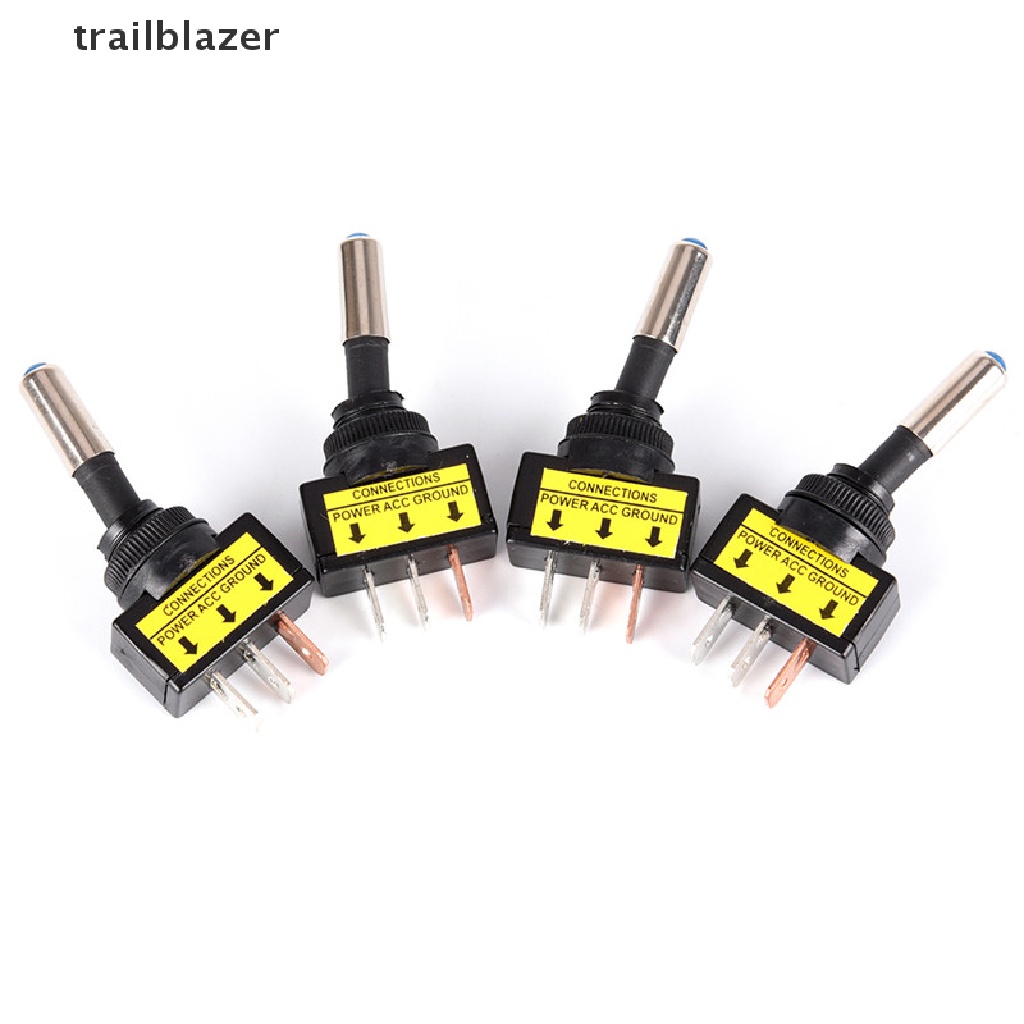 Công TắC ON / OFF 12V 20A Iio 3 Chấu Cho ĐèN LED Đỏ Xe Hơi