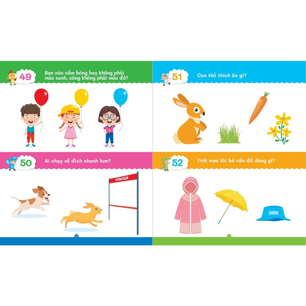 Sách mới - 101 Câu Hỏi Đáp Rèn luyện Trí Thông Minh - Mẹ Hỏi Bé Trả Lời Dành Cho Bé 3 đến 6 tuổi ( Bộ 3 cuốn tự chọn)