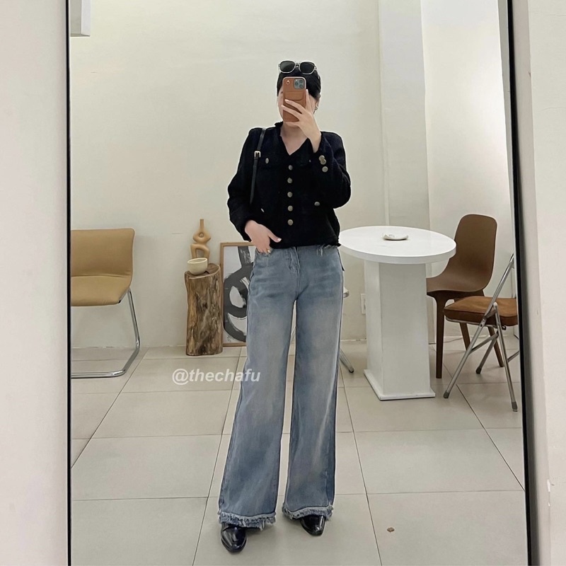 QUẦN JEANS ỐNG SUÔNG