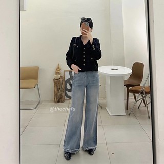 Quần jeans ống suông