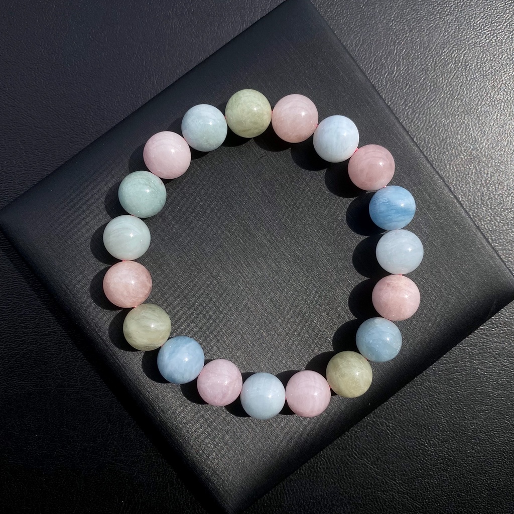 Vòng tay Beryl Morganite 11mm