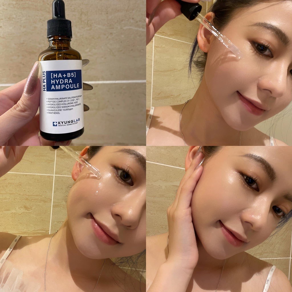 Serum HA B5 KyungLab Hydra Ampoule cấp ẩm cấp nước căng bóng sáng da 50ml