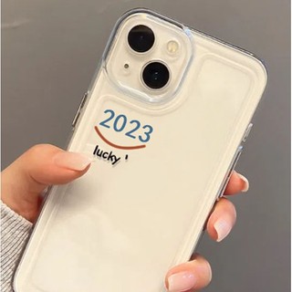 Ốp Điện Thoại Silicone Mềm Trong Suốt Hình Mặt Trời Năm Mới Cho IPhone 15 14 Pro Max case Plus 2023 IP14 13 12 11 Pro Max 7 8