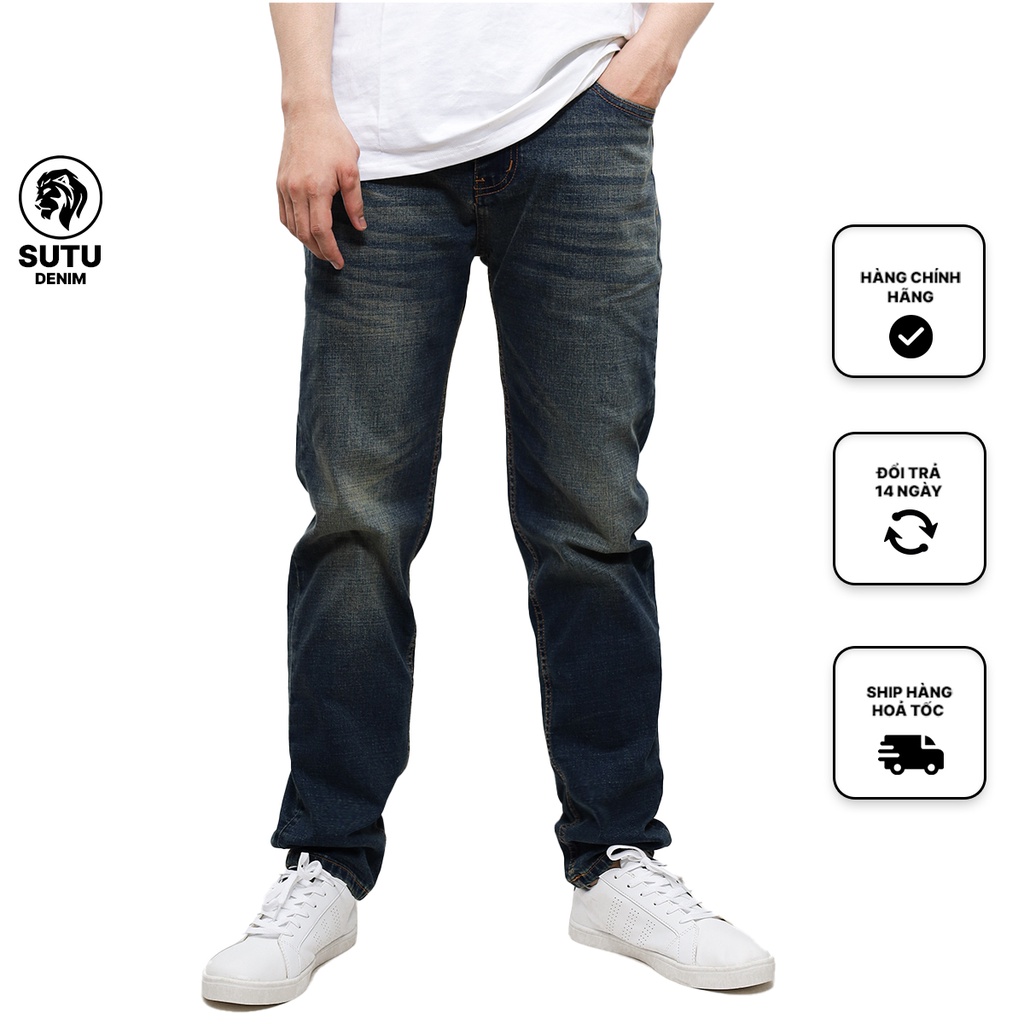 Quần Dài Jeans SUTU Phong Cách Thanh Lịch Trẻ Trung Tôn Dáng Xu Hướng Mới Nhất Q05XH8