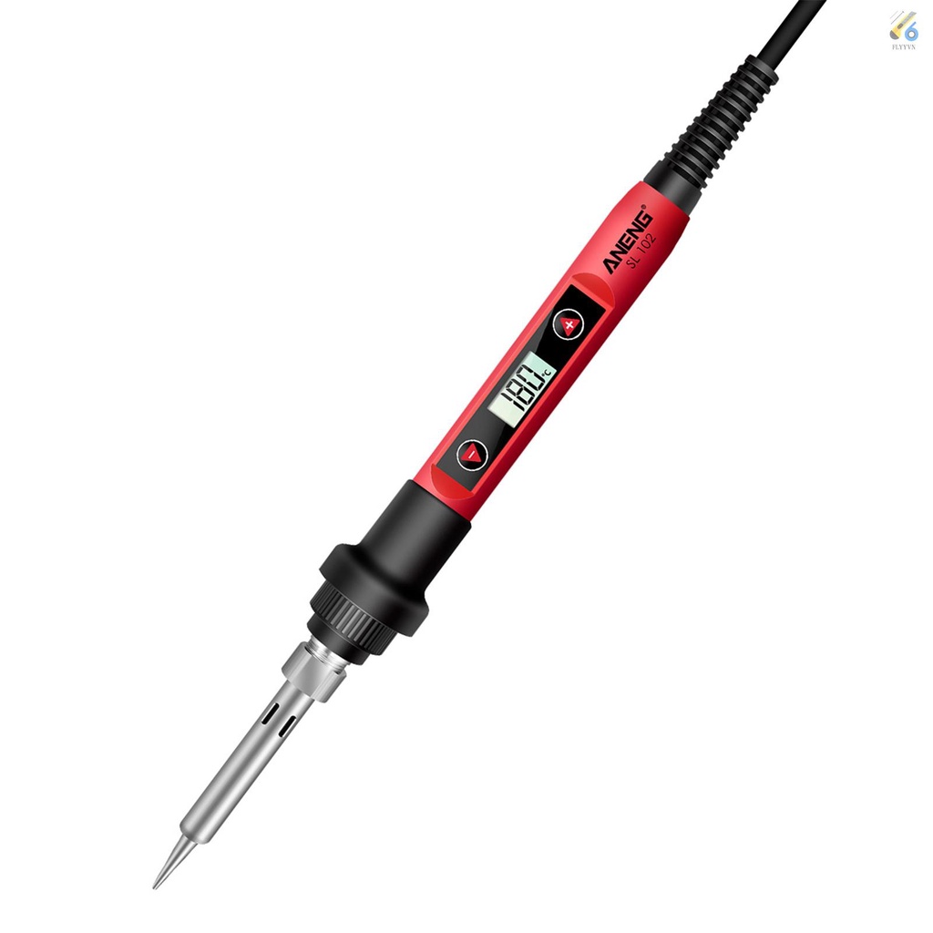 ANENG Mỏ Hàn Điện Mini Có Màn Hình LCD Kỹ Thuật Số Chuyên Dụng Sửa Chữa Linh Kiện Điện Tử Phích Cắm EU
