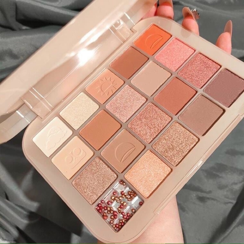 Bảng Mắt 20 Ô Kiss Mophy Chestnut, Gam Màu Hot Trend