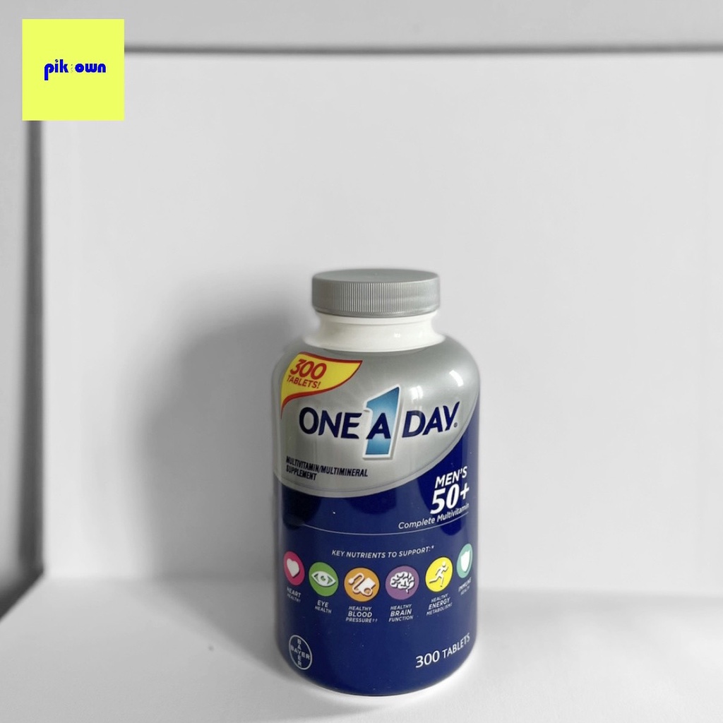 THỰC PHẨM CHỨC NĂNG VITAMIN CHO NAM GIỚI ONE A DAY MEN'S 50+ 300 VIÊN CỦA MỸ