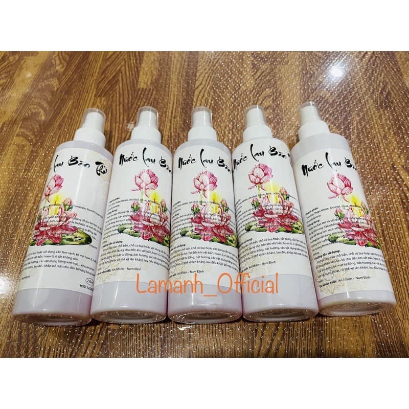 NƯỚC LAU BÀN THỜ TINH CHẤT 100% THIÊN NHIÊN CAO CẤP