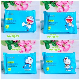 ☘️Khăn giấy ướt bỏ túi Doraemon Doremon