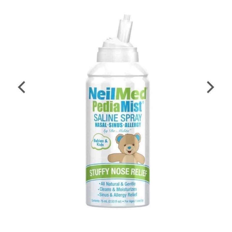 Xịt mũi Neilmed Pedia Mist 75ml an toàn cho bé từ 1 tuổi