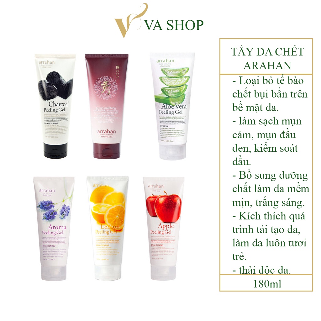 Tẩy da chết hoa quả Arahan Hàn Quốc 180ml