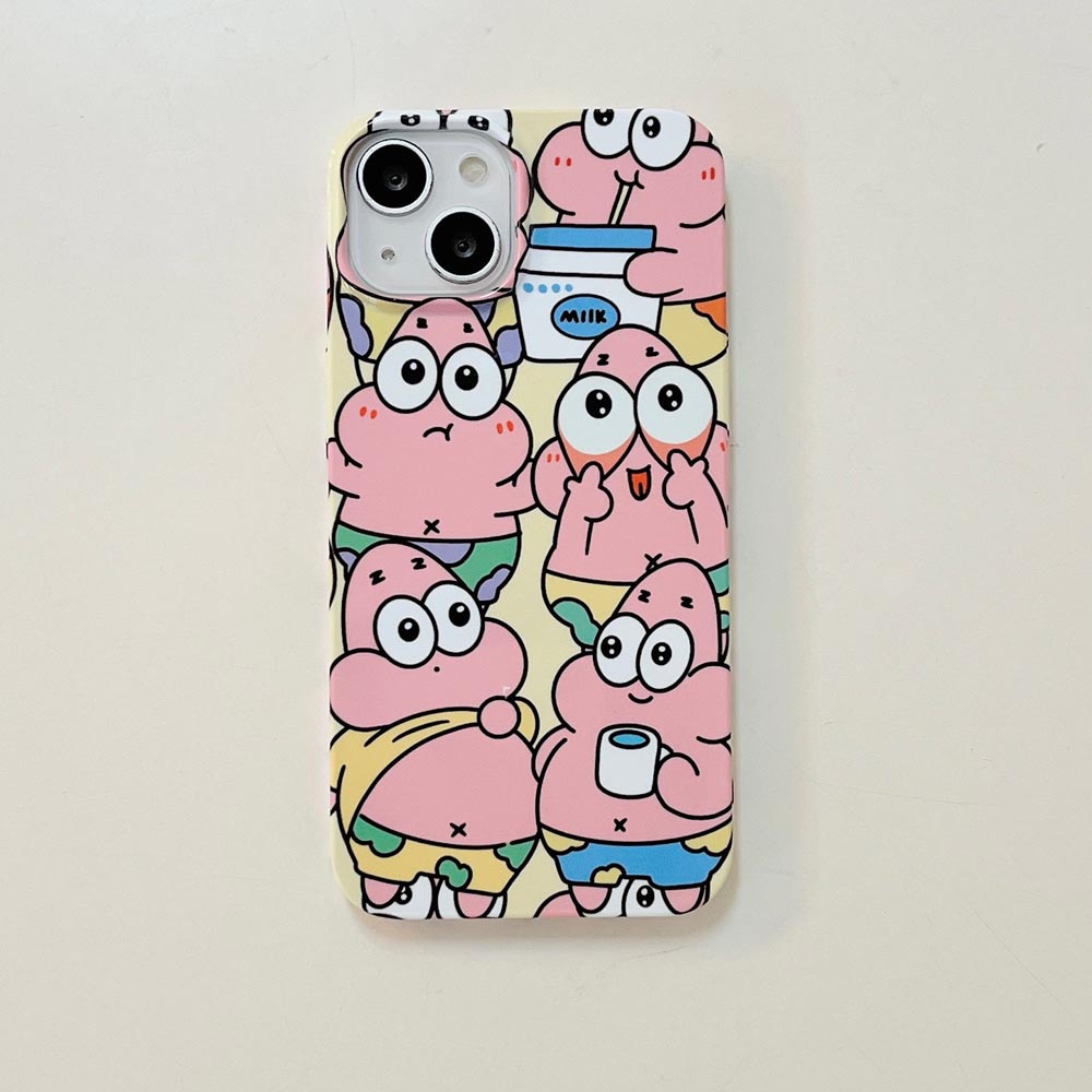 Ốp Điện Thoại Cứng Họa Tiết Spongebob Cho iPhone 11 12 12Pro 12Promax 13 13Pro 13Promax 14 14Pro 14Plus 14ProMax