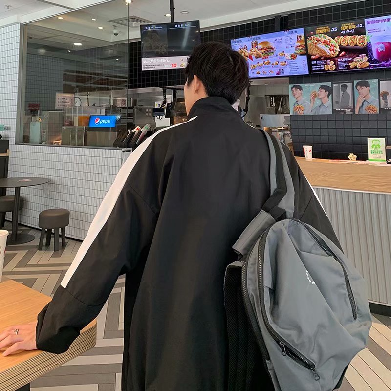 Áo khoác nam thể thao bóng chày 2 lớp dáng rộng thời trang Hàn Nhật dành cho áo khoác bomber nữ áo khoác nam cao cấp