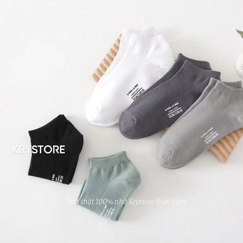 Set 5 đôi tất nam chất đẹp cao cấp co dãn thoáng khí chống hôi chân NC30