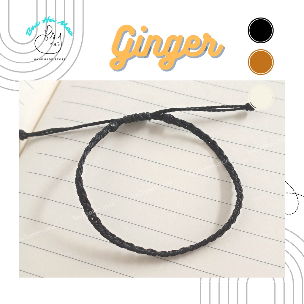 Set vòng tay waterproof - Set GINGER - Vòng tay Bachameo - Vòng tay handmade