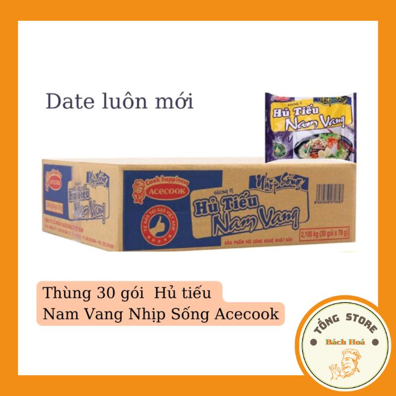 Thùng 30 gói hủ tiếu Nam Vang Nhịp Sống 70g