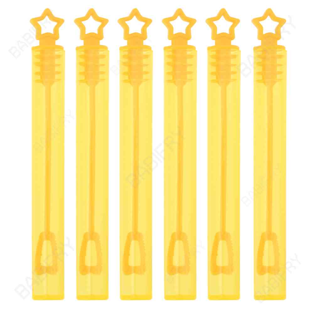 Bộ 6 Lọ Thổi Bong Bóng Xà Phòng Hình Ngôi Sao Dành Cho Trẻ Em