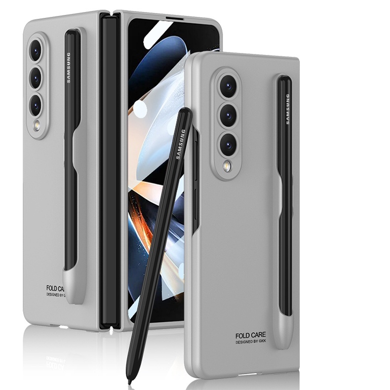 Ốp Điện Thoại Siêu Mỏng Có Ngăn Đựng Bút Cho Samsung Galaxy Z FOLD 4 3