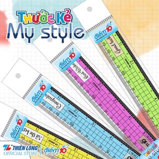 Thước thẳng thiên long điểm 10 tp-sr032 15cm