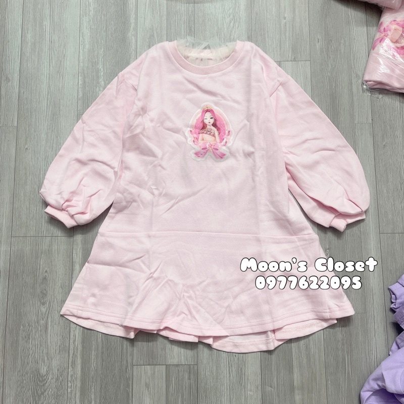 HQ- Áo Váy nỉ đuôi cá xuất dư size 100-140