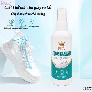 Chai xịt khử mùi giày ,tất, tủ giày , khử mùi và khử trùng ngăn chặn mùi hôi 11977
