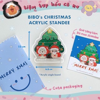 Standee / mô hình acrylic trang trí Giáng sinh của Bi-Bo - Christmas Standee | độc quyền tiemtaphoacona