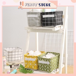 [Màu Ngẫu Nhiên]Giỏ Vải Canvas Đa Năng Đựng Đồ Cá Nhân Tiện Dụng 20*16cm