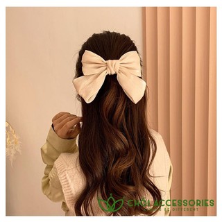 Cặp tóc nơ ánh nhũ sáng lấp lánh, kẹp tóc nữ xinh xắn Hàn Quốc - Y032