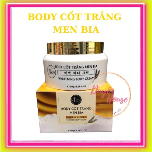 Kem Body Cốt trắng men bia Nicos