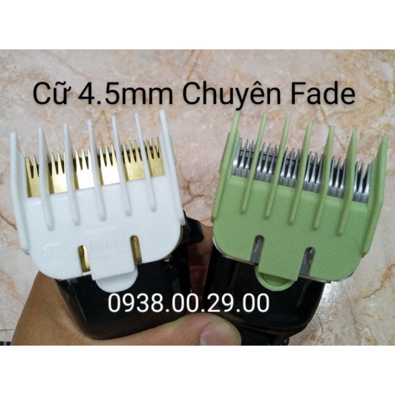 Cữ 4.5mm Lắp Cho Tông Cắt Tóc Kemei, Surker, Jame, Pheaton, Chaoba. (Ảnh thật)