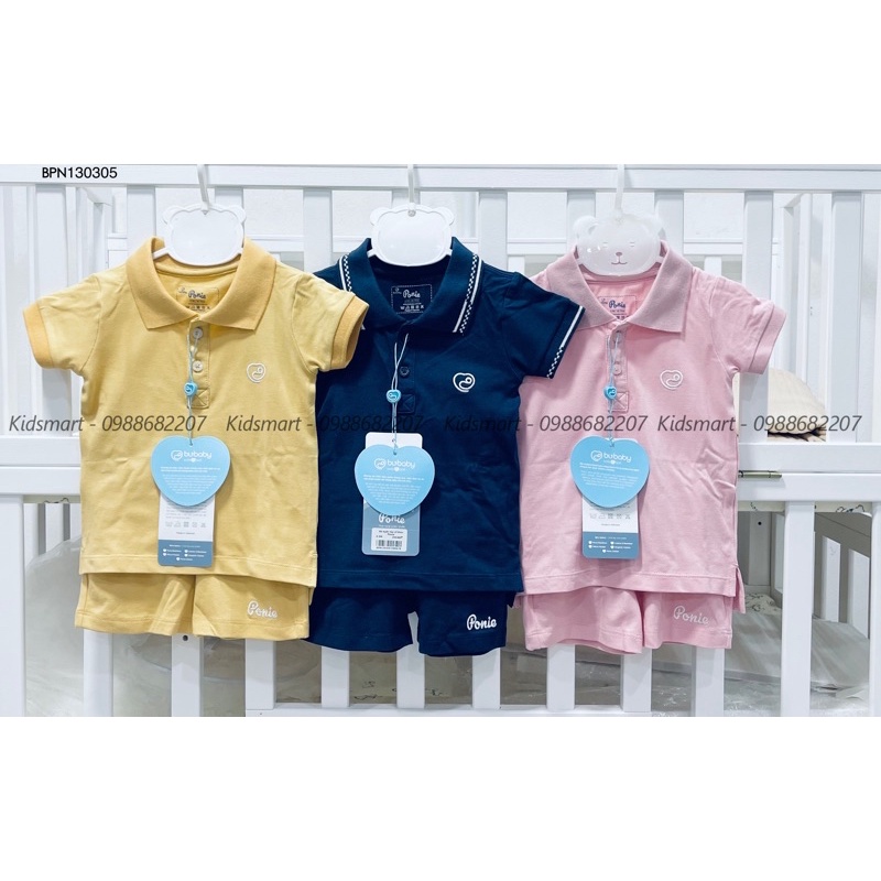 Bu baby - Bộ quần áo polo cộc tay Ponie BPN130305