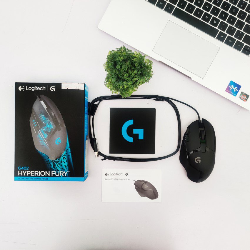 Chuột máy tính có dây Gaming Logitech G402 Hyperion Fury màu đen, Hàng chính hãng - Bảo hành 24 tháng, đổi mới 100%